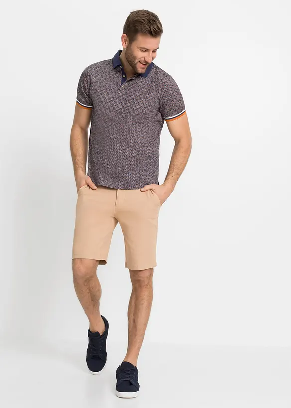 Polo in jersey di puro cotone biologico a maniche corte, bonprix