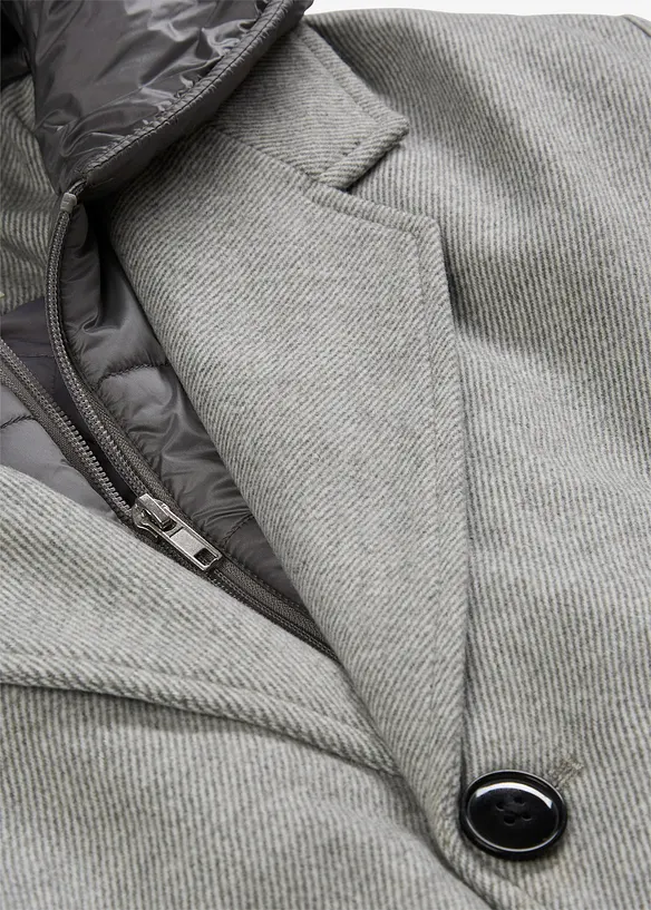 Cappotto 2 in 1 con inserto cappuccio estraibile, bonprix