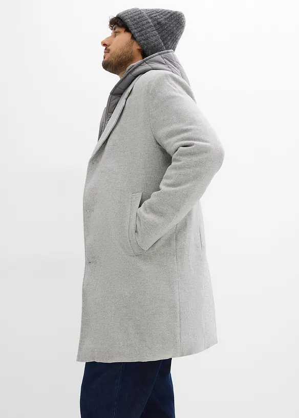 Cappotto 2 in 1 con inserto cappuccio estraibile, bonprix