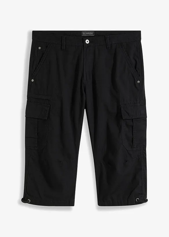 Bermuda cargo lunghi in puro cotone, regular fit, bonprix