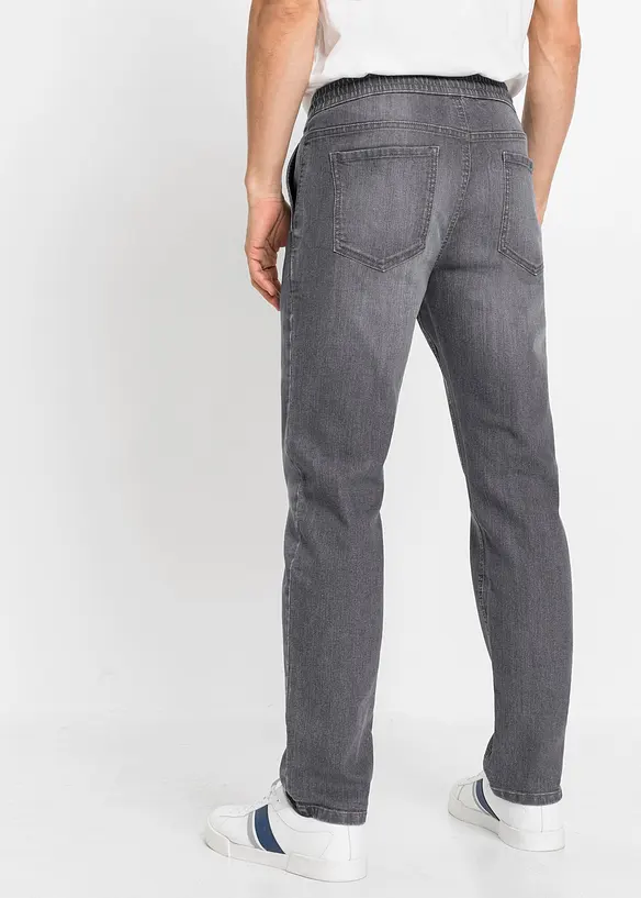 Jeans leggeri con elastico in vita regular fit, straight, bonprix