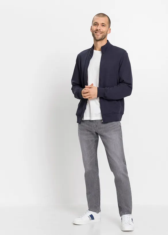 Jeans leggeri con elastico in vita regular fit, straight, bonprix