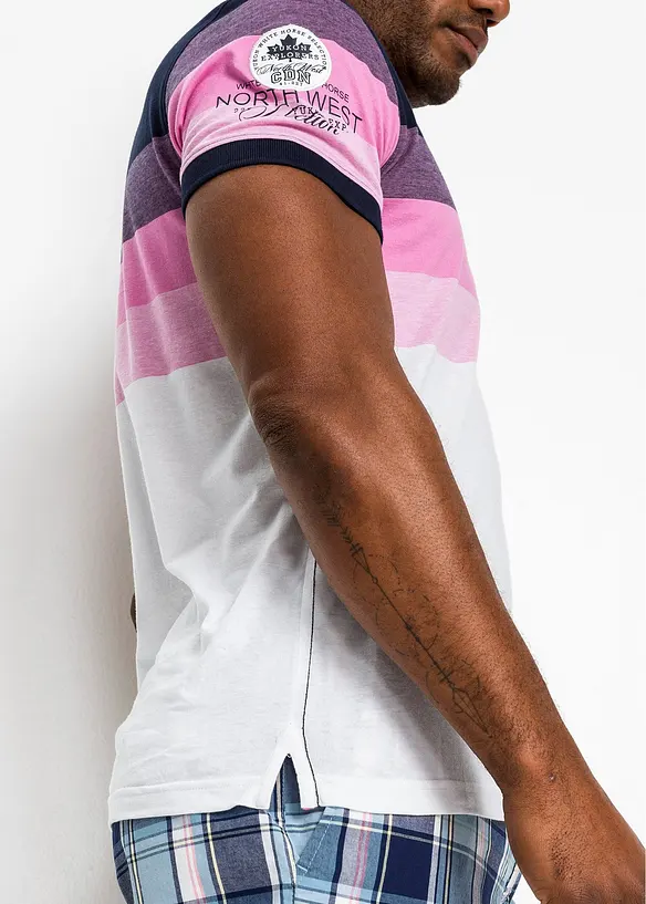 Polo a maniche corte in jersey di puro cotone biologico, bonprix