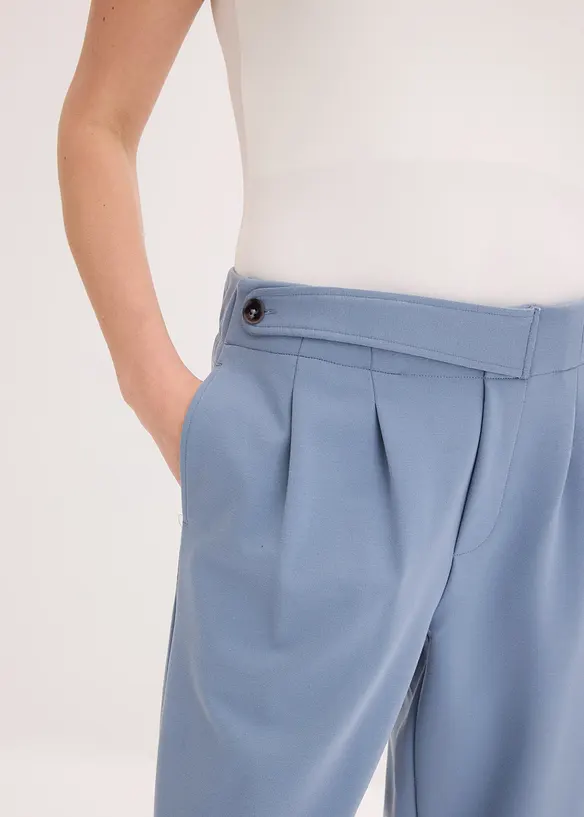 Pantaloni barrel con pinces, bonprix