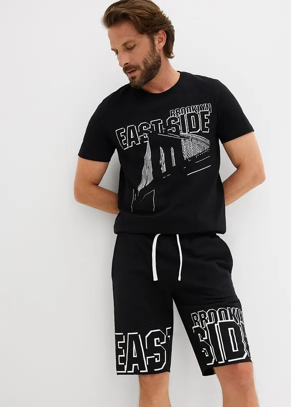 Bermuda in felpa di puro cotone biologico, bonprix