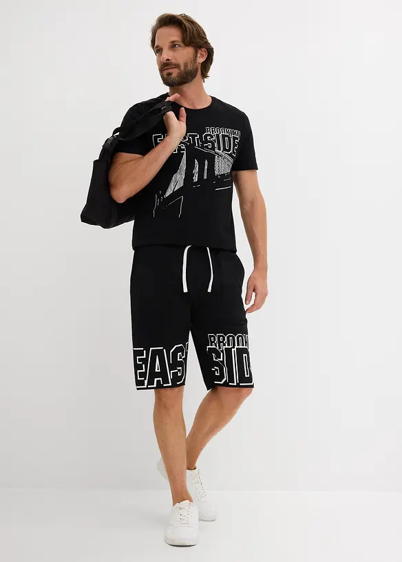 Bermuda in felpa di puro cotone biologico, bonprix