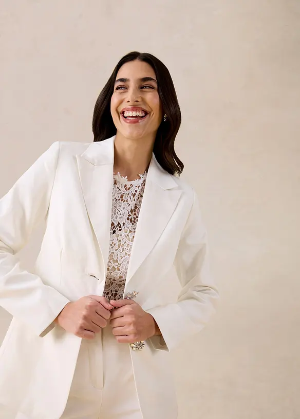 Blazer con bottoni gioiello, bonprix