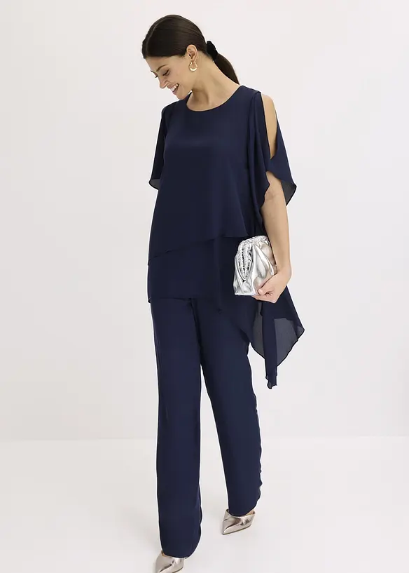 Blusa asimmetrica a pi&ugrave; veli, bonprix