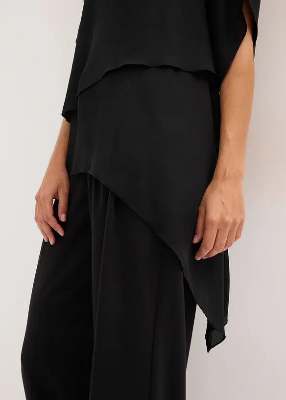 Blusa asimmetrica a pi&ugrave; veli, bonprix