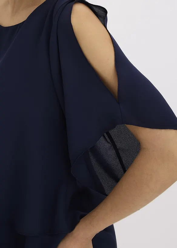 Blusa asimmetrica a pi&ugrave; veli, bonprix