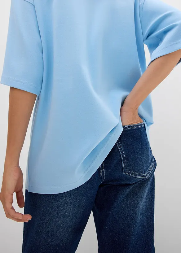 Maxi maglia in puro cotone biologico pesante, bonprix