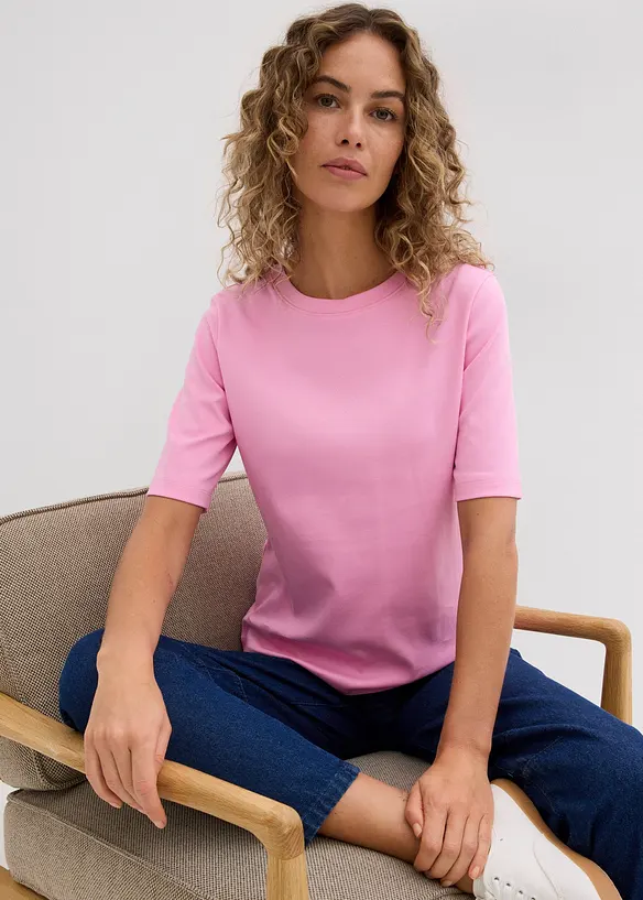 T-shirt in puro cotone biologico, bonprix