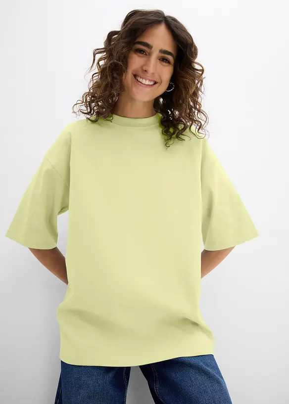 Maxi maglia in puro cotone biologico pesante, bonprix
