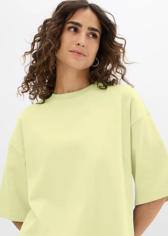 Maxi maglia in puro cotone biologico pesante, bonprix