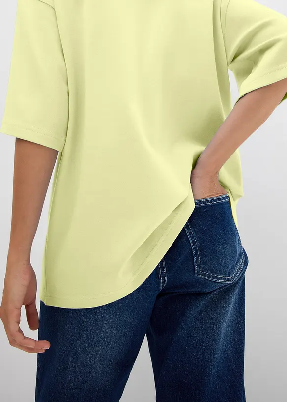 Maxi maglia in puro cotone biologico pesante, bonprix