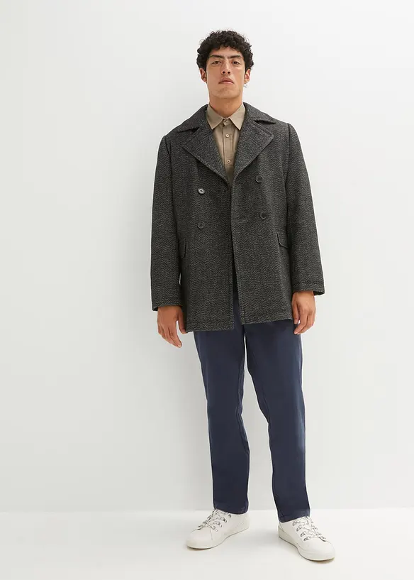 Camicia a maniche corte in fresco misto lino, bonprix