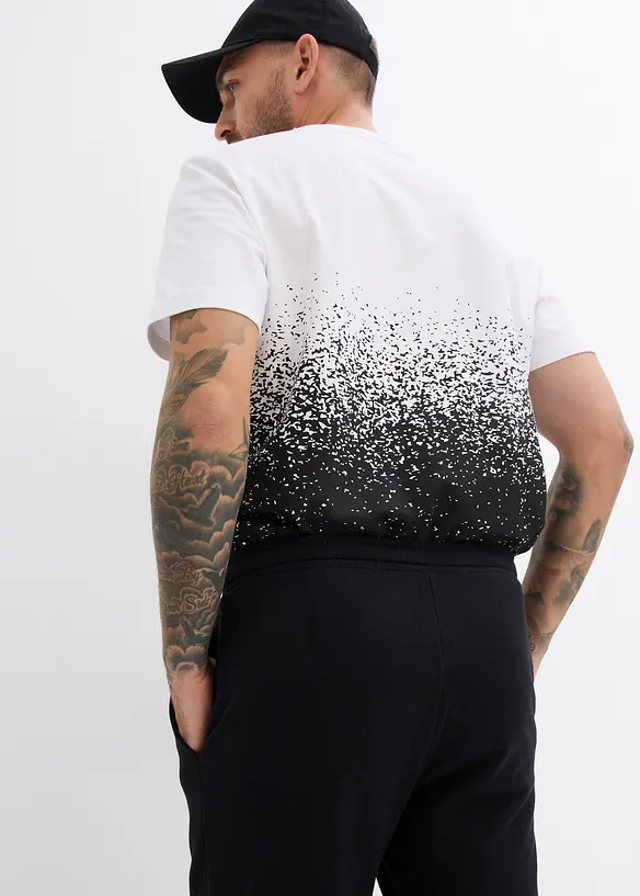 Pantaloni da jogging con interno garzato  morbido e orlo dritto, bonprix