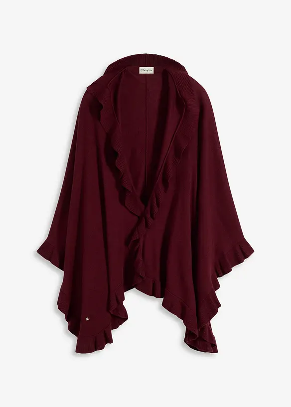 Poncho con cachemire, bonprix