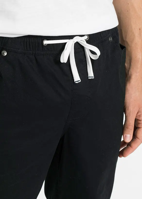 Pantaloni elasticizzati con elastico in vita regular fit, straight, bonprix