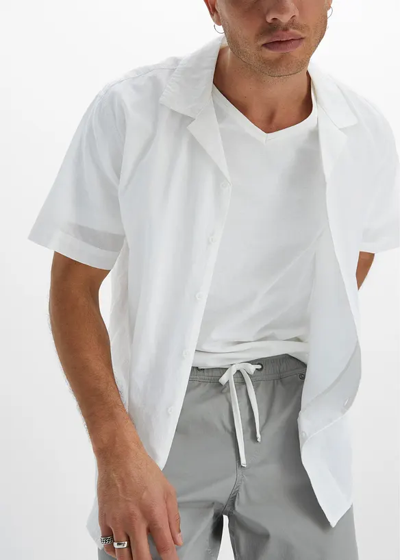 Pantaloni elasticizzati con elastico in vita regular fit, straight, bonprix