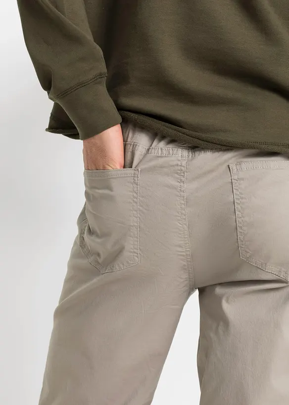 Pantaloni elasticizzati con elastico in vita regular fit, straight, bonprix