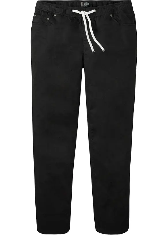 Pantaloni elasticizzati con elastico in vita regular fit, straight, bonprix