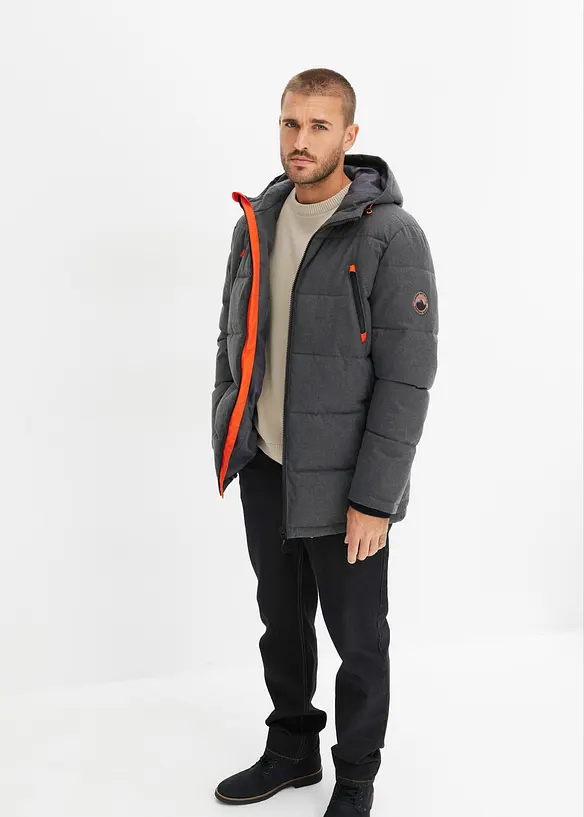 Giacca tecnica trapuntata, calda e idrorepellente, bonprix