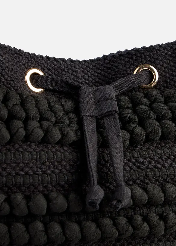 Borsa a secchiello con lavorazione strutturata, bonprix