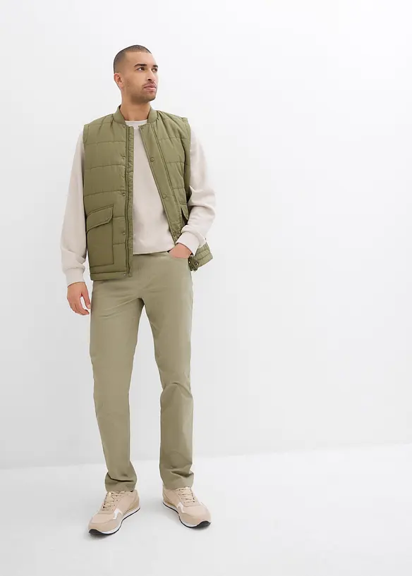 Pantaloni elasticizzati con elastico in vita regular fit, straight, bonprix