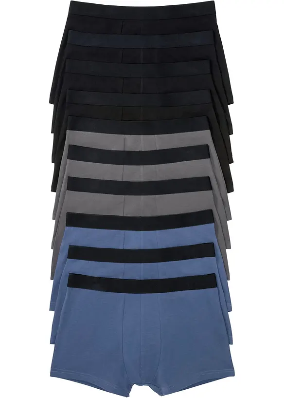 Boxer aderenti con cotone (pacco da 10), bonprix