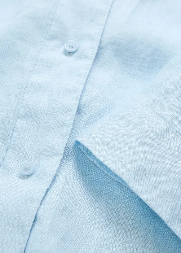 Camicetta oversize in puro lino, bonprix