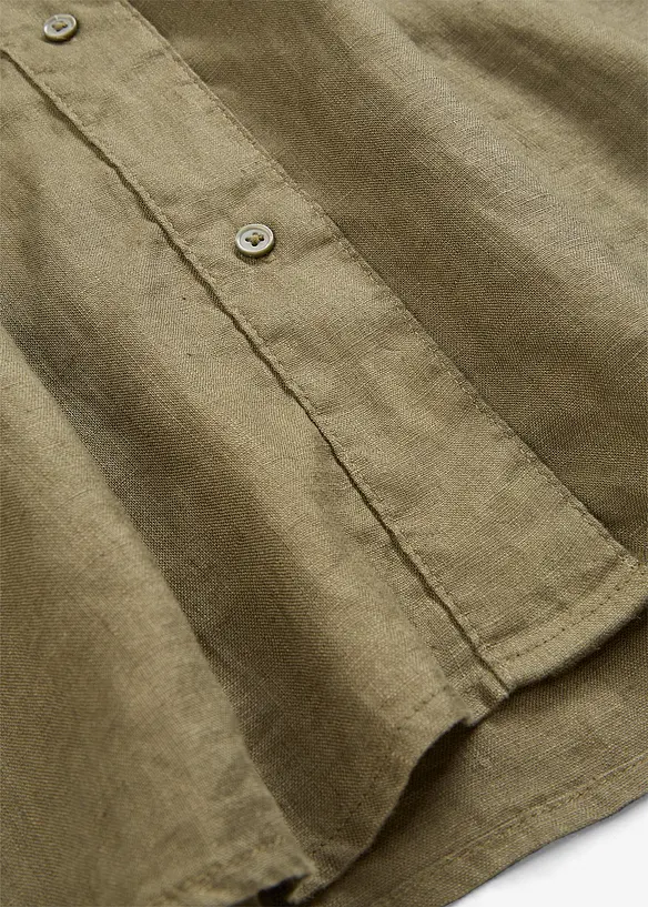 Camicetta oversize in puro lino, bonprix