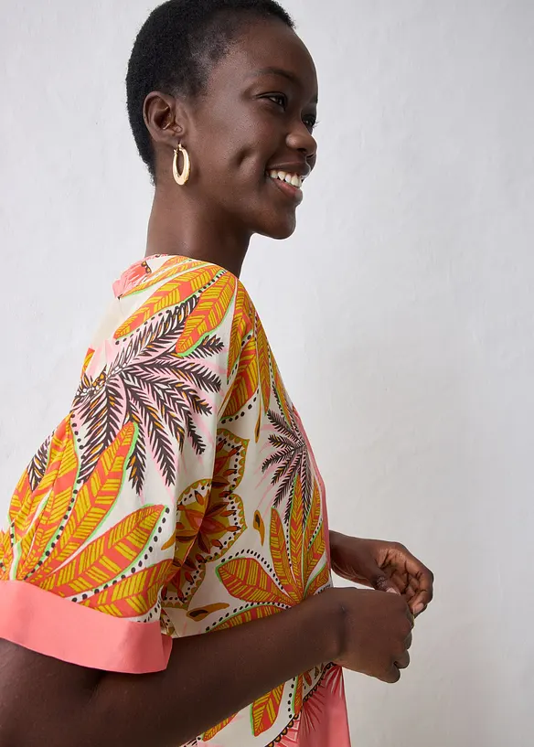 Tunica in fine misto seta, bonprix