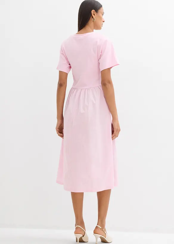 Abito midi in puro cotone, bonprix
