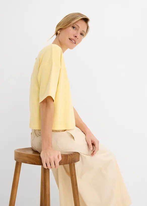 T-shirt in puro cotone biologico, bonprix