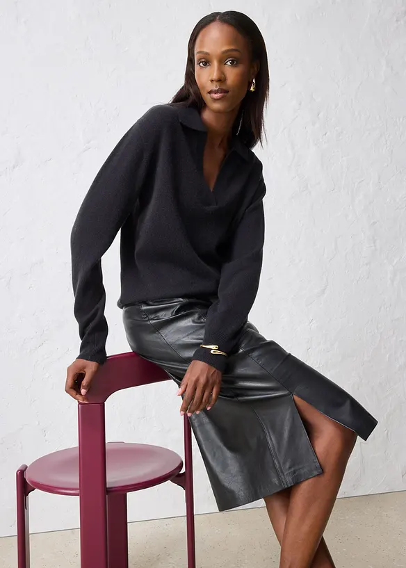 Maglione con Good Cashmere Standard&reg;, bonprix