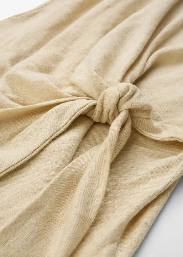 Maglia a portafoglio in puro lino, bonprix