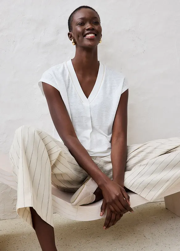 Maglia in puro lino, bonprix