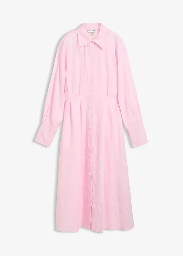 Abito chemisier in puro lino, bonprix