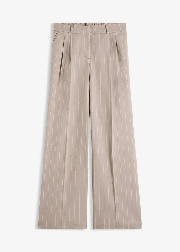 Pantaloni gessati a palazzo, bonprix