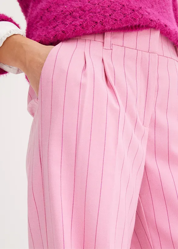 Pantaloni gessati a palazzo, bonprix