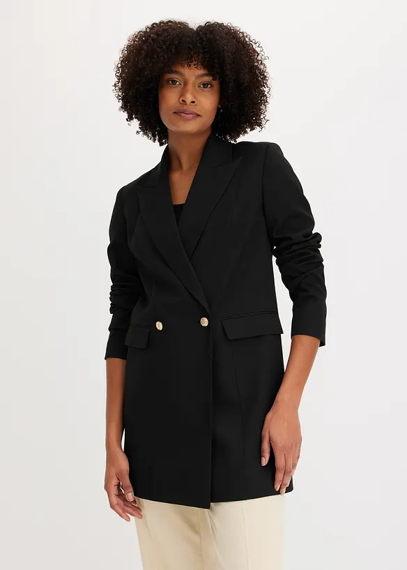 Blazer lungo con abbottonatura decorativa, bonprix