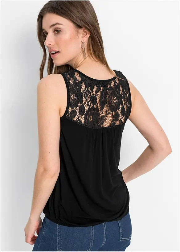 Top in misto viscosa, bonprix