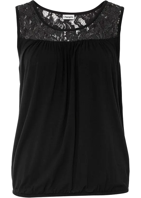 Top in misto viscosa, bonprix