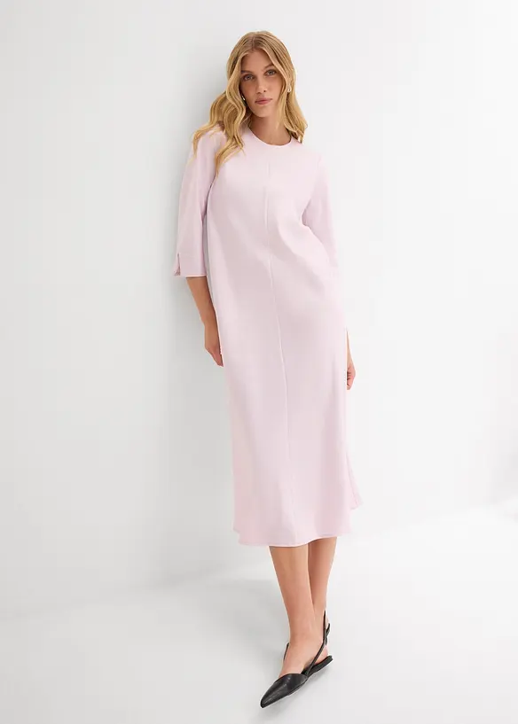 Abito midi in satin lucido, bonprix