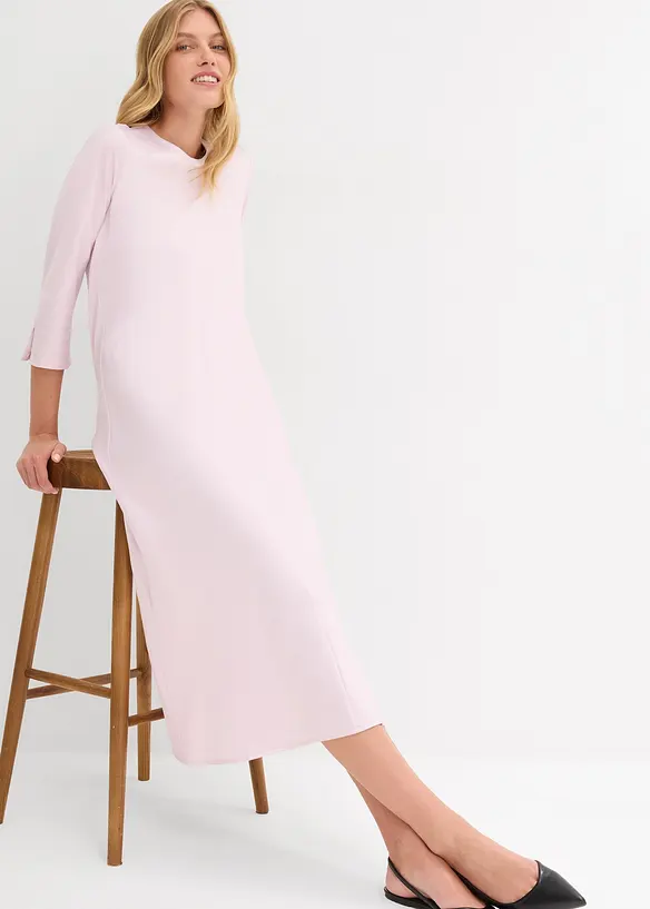 Abito midi in satin lucido, bonprix