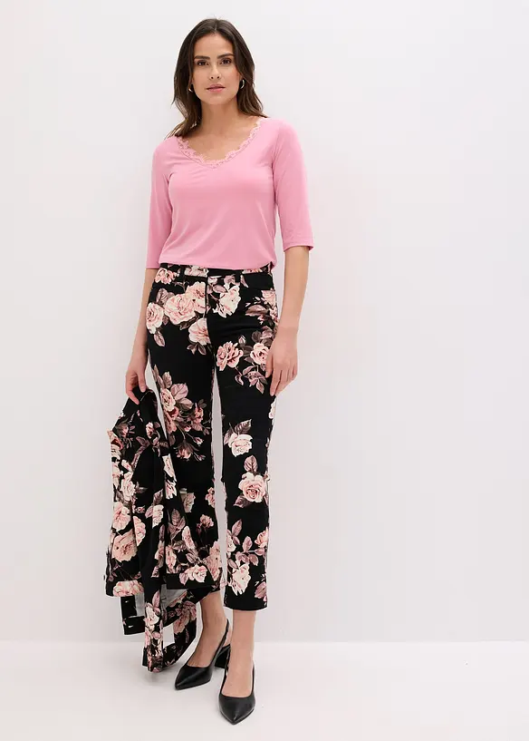 Maglia con pizzo, bonprix