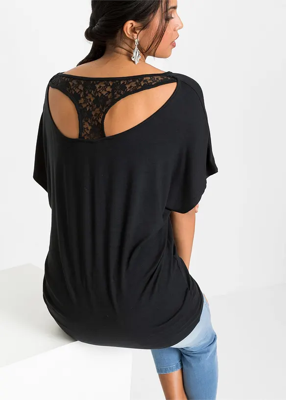 Maglia in misto viscosa, bonprix