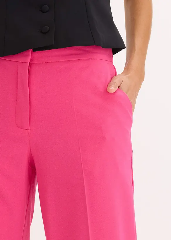 Pantaloni 3/4 a matita con spacco, bonprix