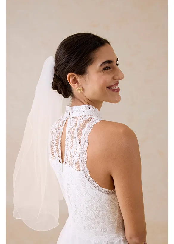 Abito da sposa in tulle e pizzo, bonprix